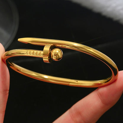 Luxora Rostfritt Stål Lycklig Fyra Bladsklöver Armband för Kvinnor