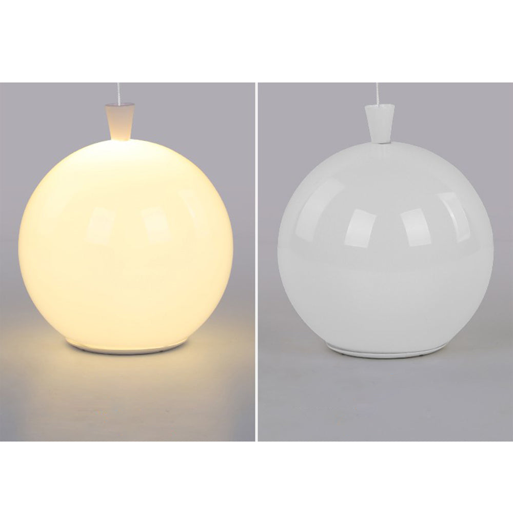 Fateh Modern Liten Rund LED Taklampa Vit Akryl Sovrum
