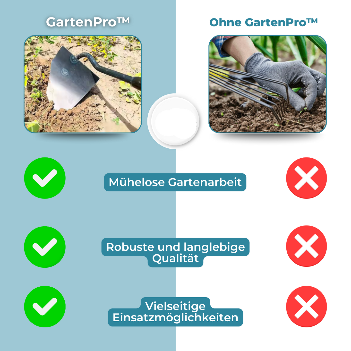 Carvallo – Lätt trädgårdsarbete med hållbar stål