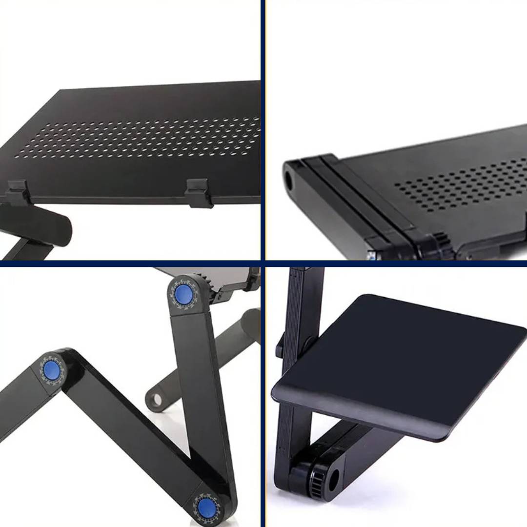 Laptopstativ Justerbart Aluminium Ergonomisk Skrivbordsskiva