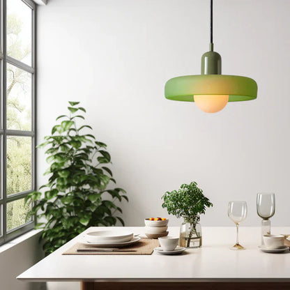 Bauhaus Färgglad Glas Hänglampa