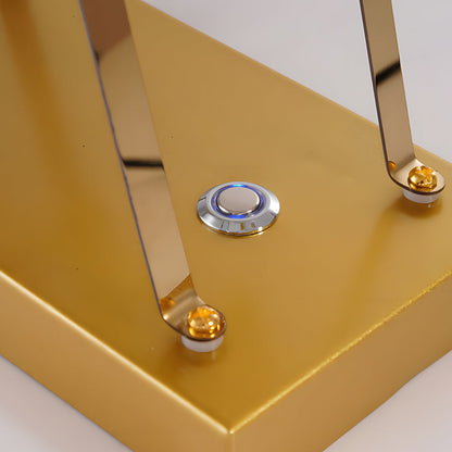LumiFerris - Guld Rättvinklig Bordslampa med LED och Touchströmbrytare