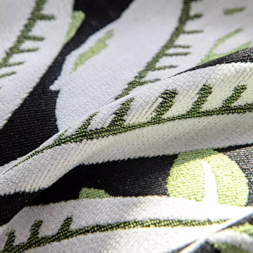 Vintage Regnskog Chenille Fransar Sofföverdrag