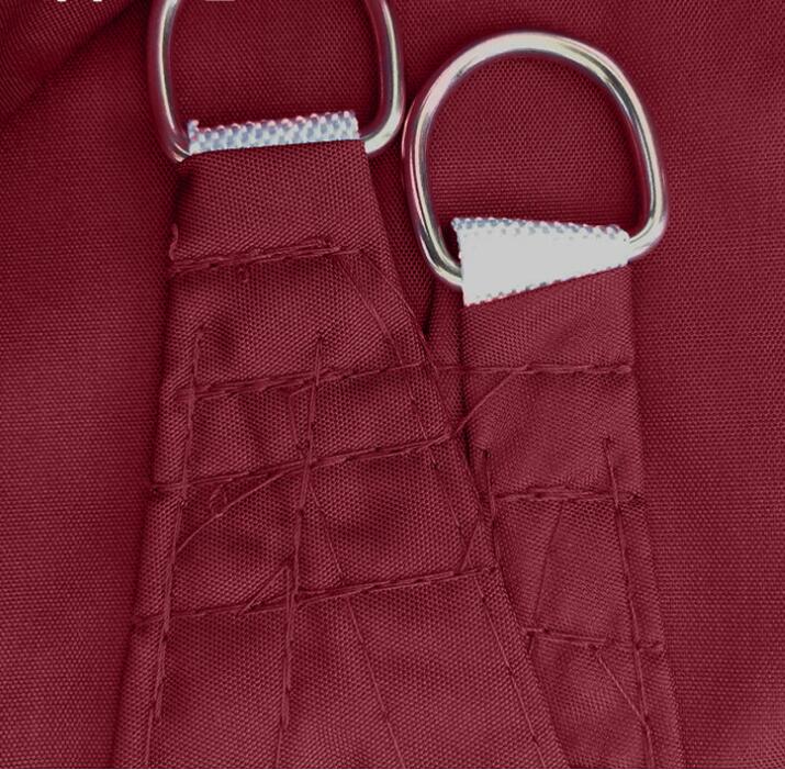 Rektangulärt solskydd – UV-beständigt solskyddssegel med rep