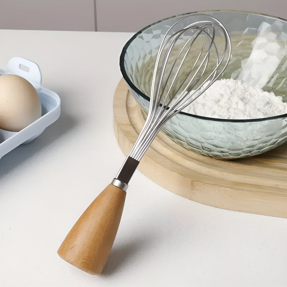 Mini Visp med Trähandtag