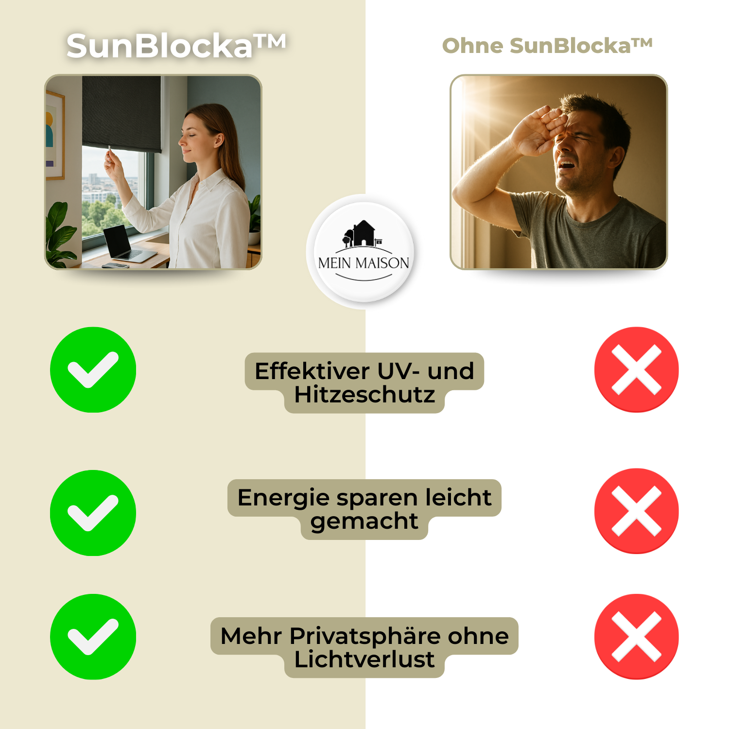 SunBlocka™ – Skydd, stil och privatliv för ditt hem