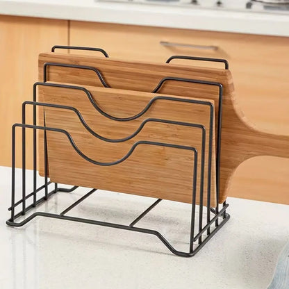 Praktisk Stapel Tallrik &amp; Lock Hållare