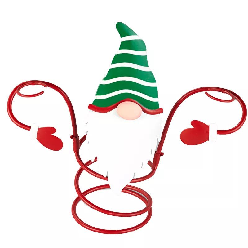 Festliga Cheers Vin glas hållare – Tomte &amp; Snögubbe design för festliga bord