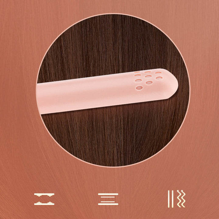 2-i-1 Hårstyler – Plattång &amp; Locktång