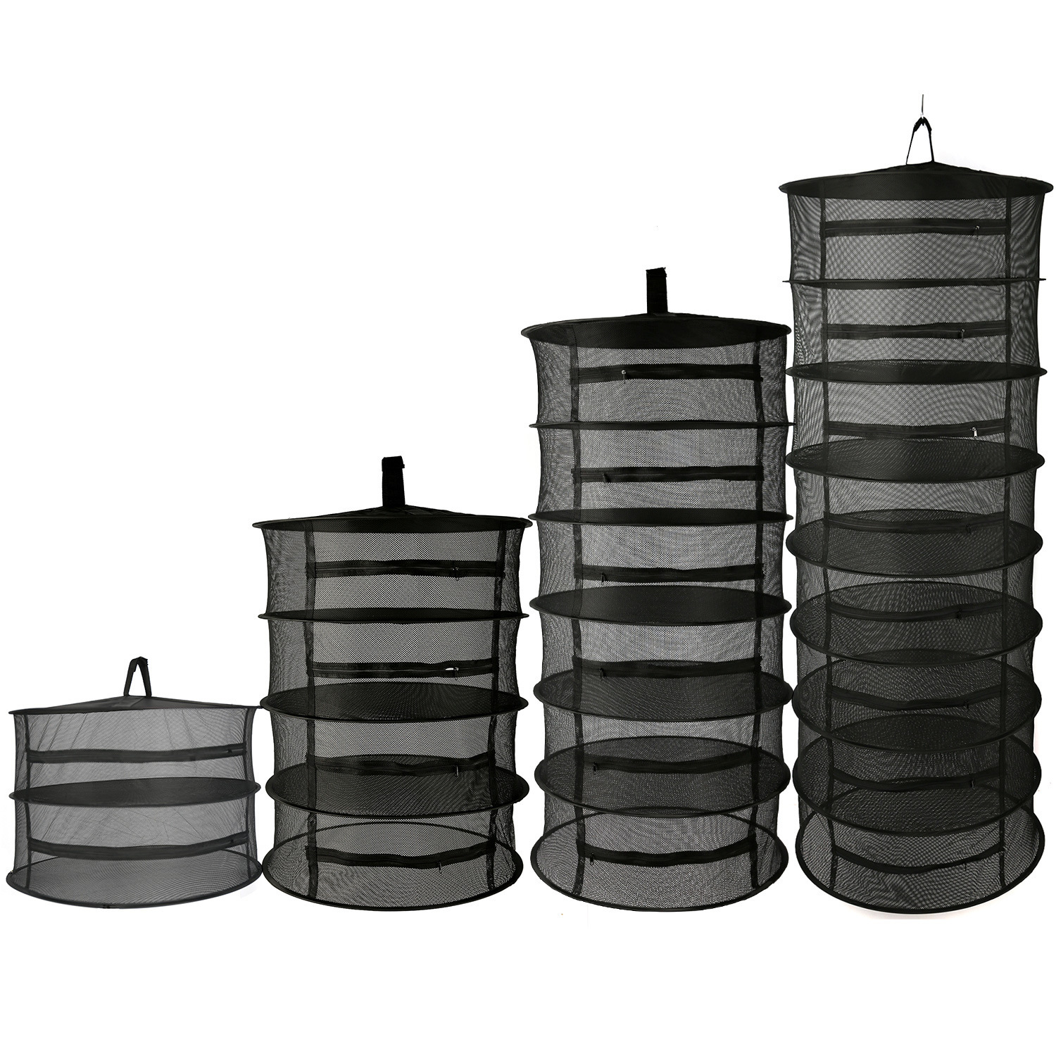 Fällbar torkställning för frukt, grönsaker och örter – Flerlagers nätställ för snabb torkningsprocess