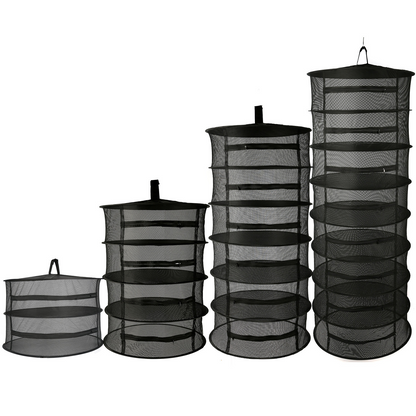 Fällbar torkställning för frukt, grönsaker och örter – Flerlagers nätställ för snabb torkningsprocess