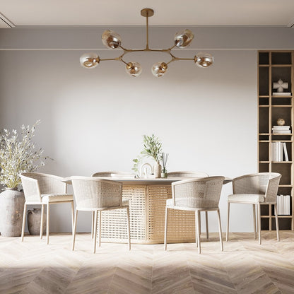 Carvallo - Lyxig Hänglampa i Svart och Guld