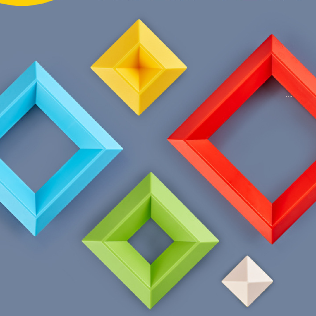 Montessori Trä Domino Stenar