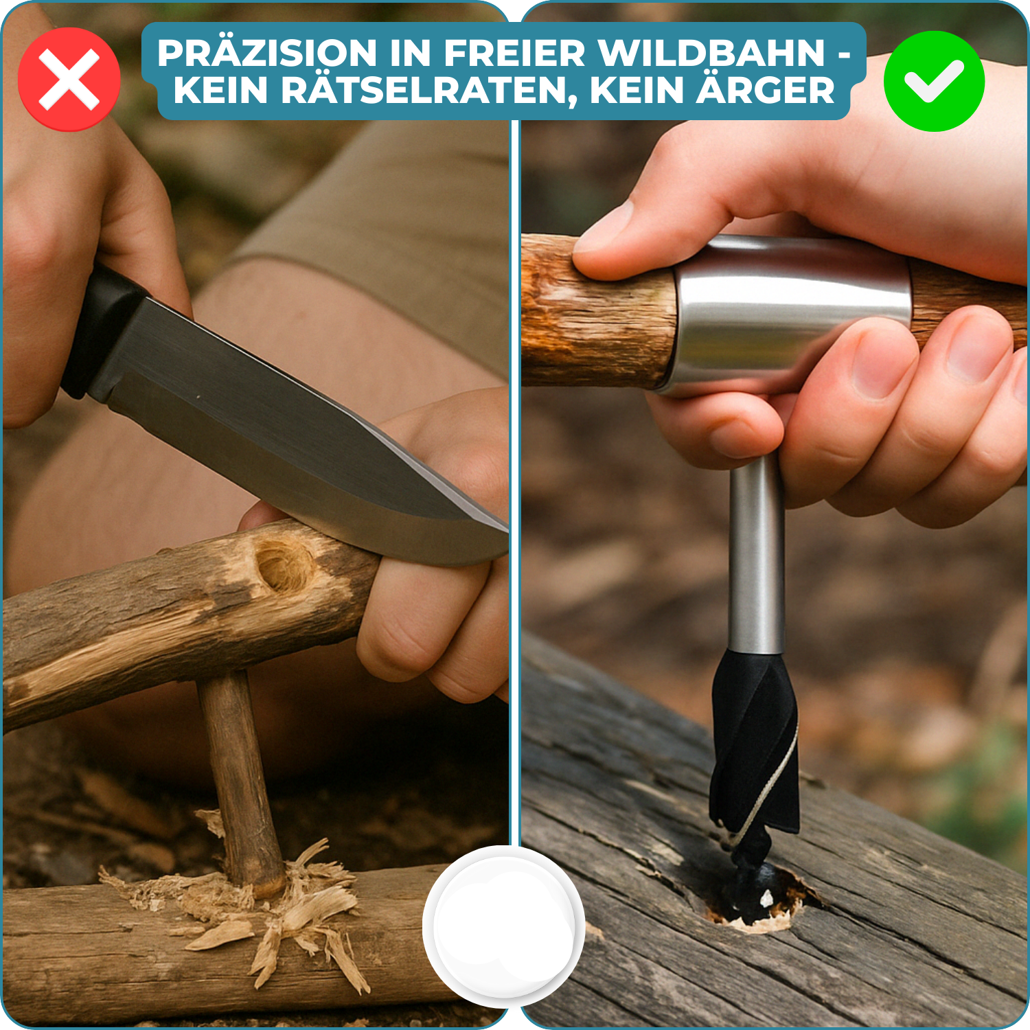 DrillMate™ - din ultimata överlevnadsborrare för utomhusbruk