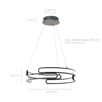 Metalis - Elegant Taklampa i Metall