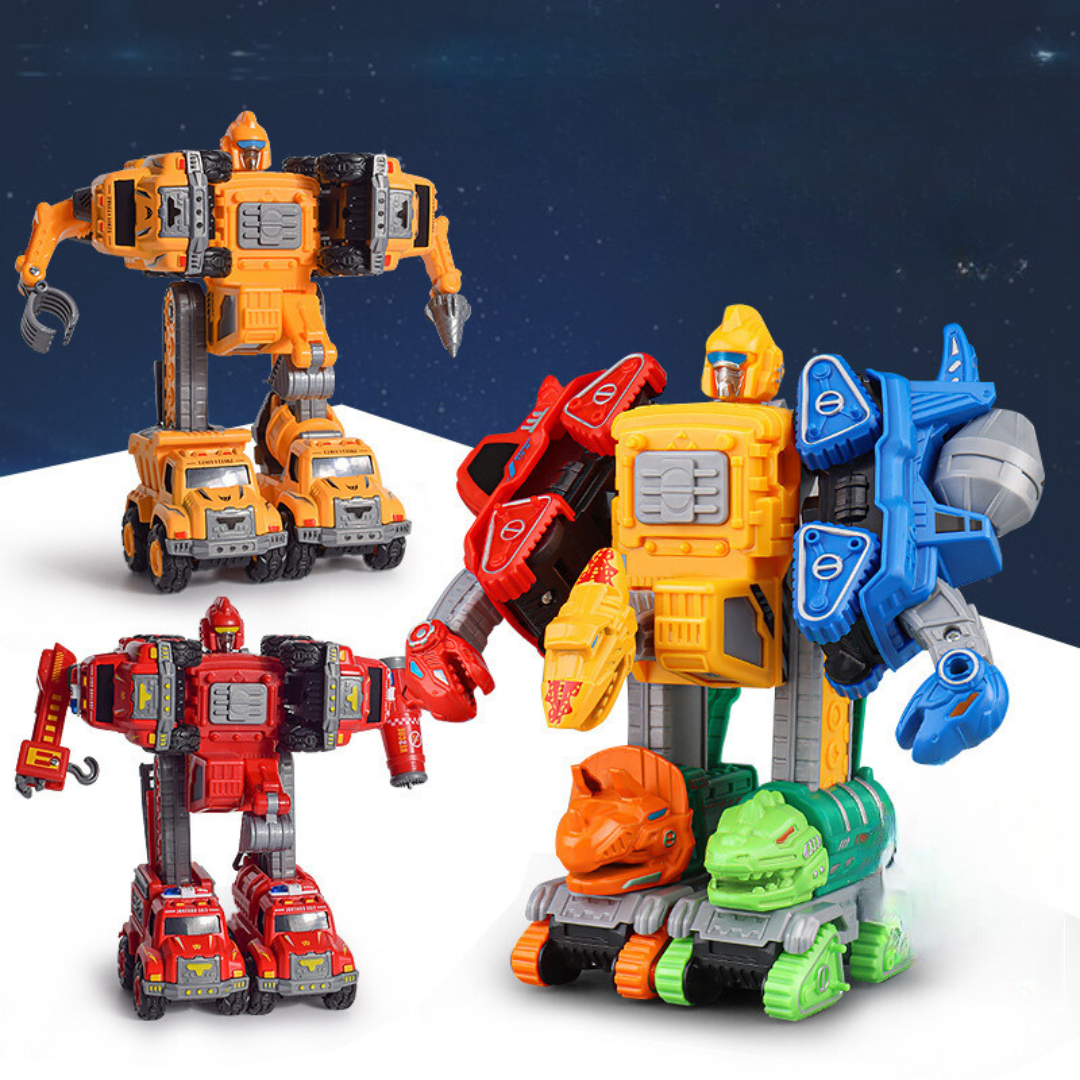 5i1 Transformer Bil Spel Set