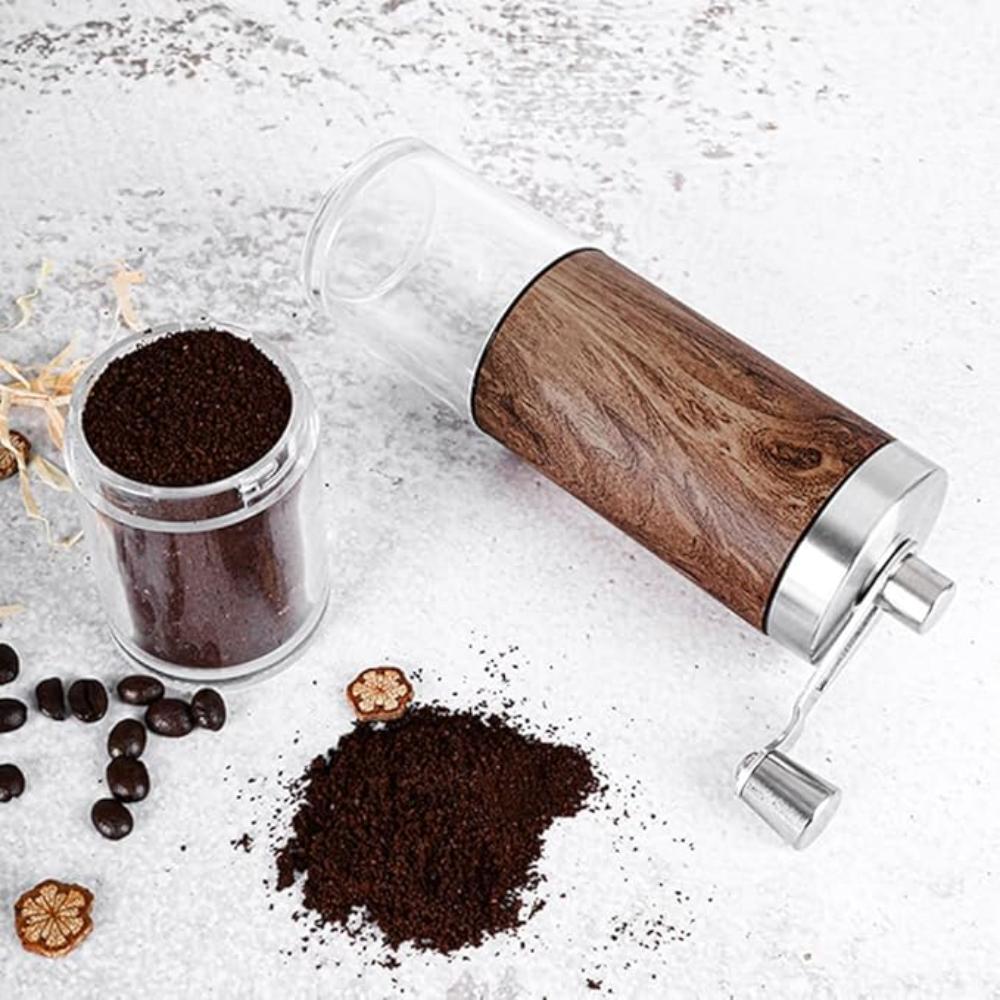Trä Mekanisk Kaffekvarn