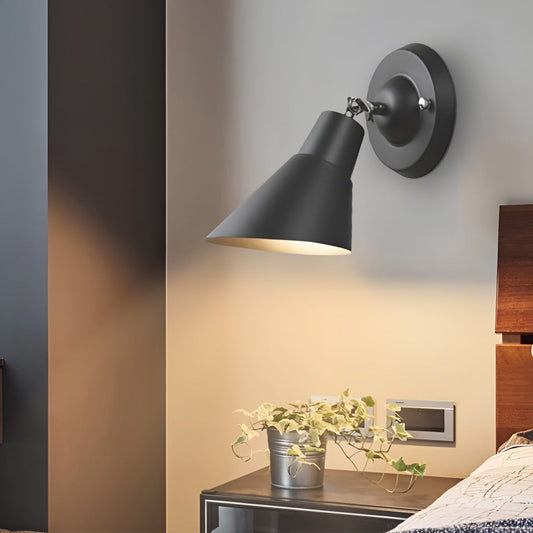 Justerbar modern väggsconce belysning plug-in vägglampa armatur