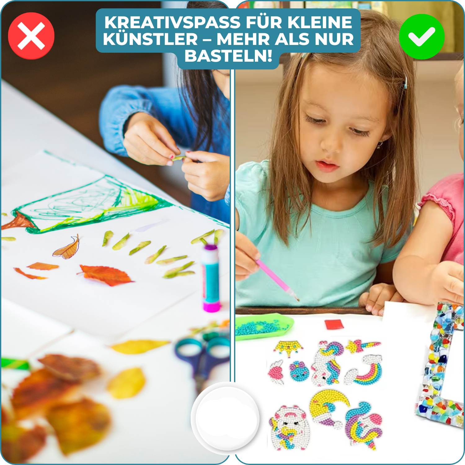 SparkCraft™ – Magiskt diamantmålningsset för barn