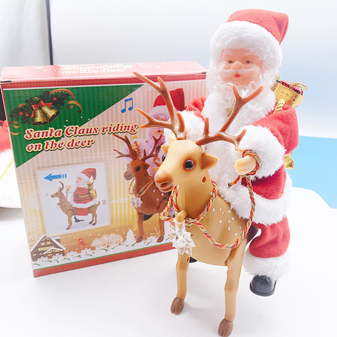 Klibbande jultomte barnleksak
