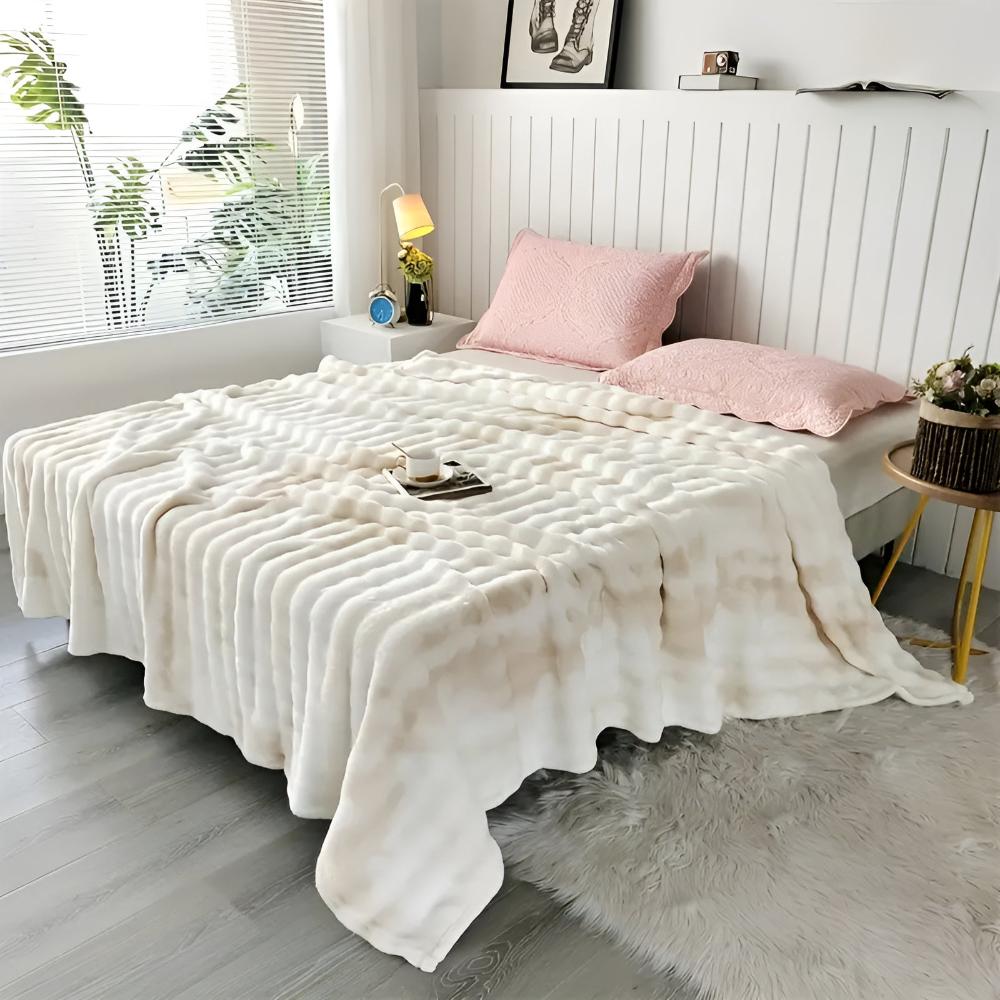 Ripple Tie-Dye Fusk Päls Filt