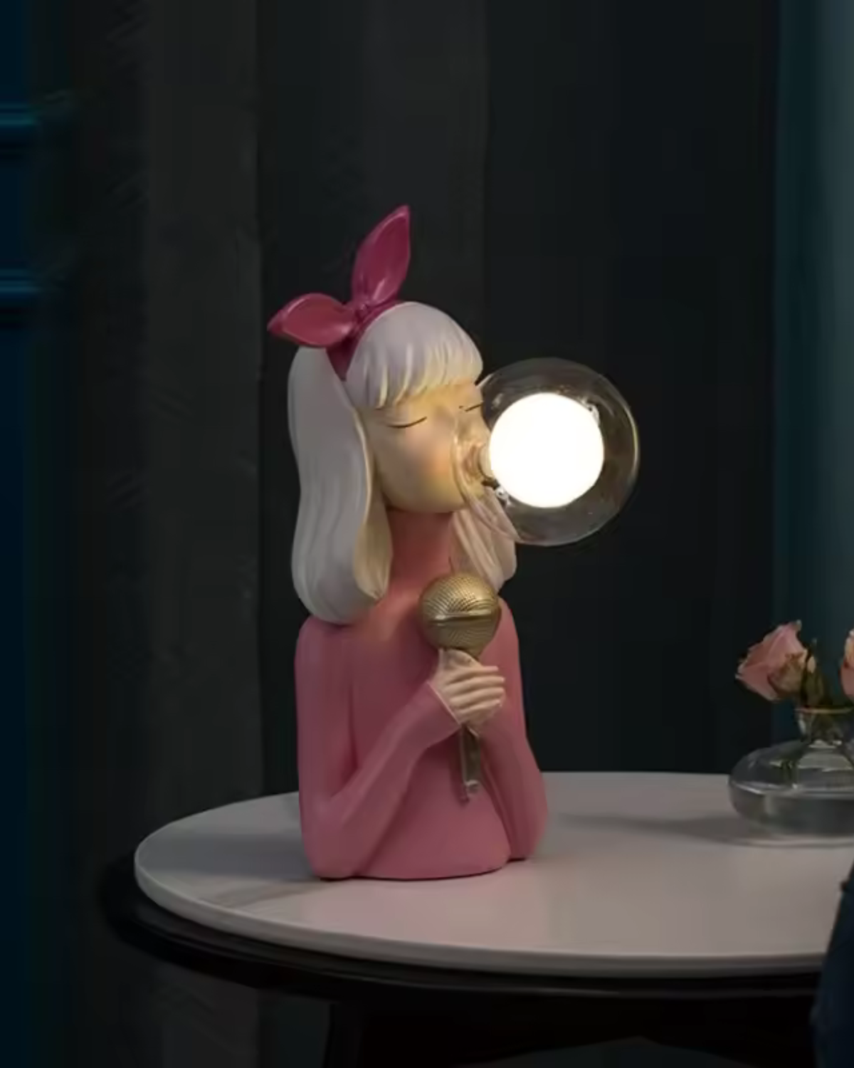 Carvallo – Skulptural Bordslampa med Poetisk Ljusfär för ett Mysigt Inredning