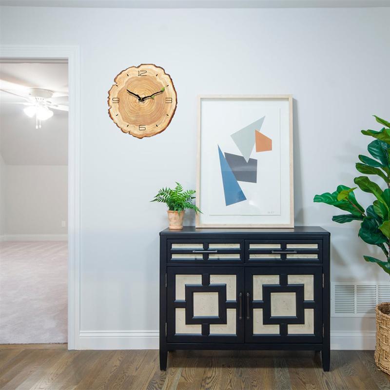 Carvallo - Träväggur med årsringsdesign för tidlös elegans