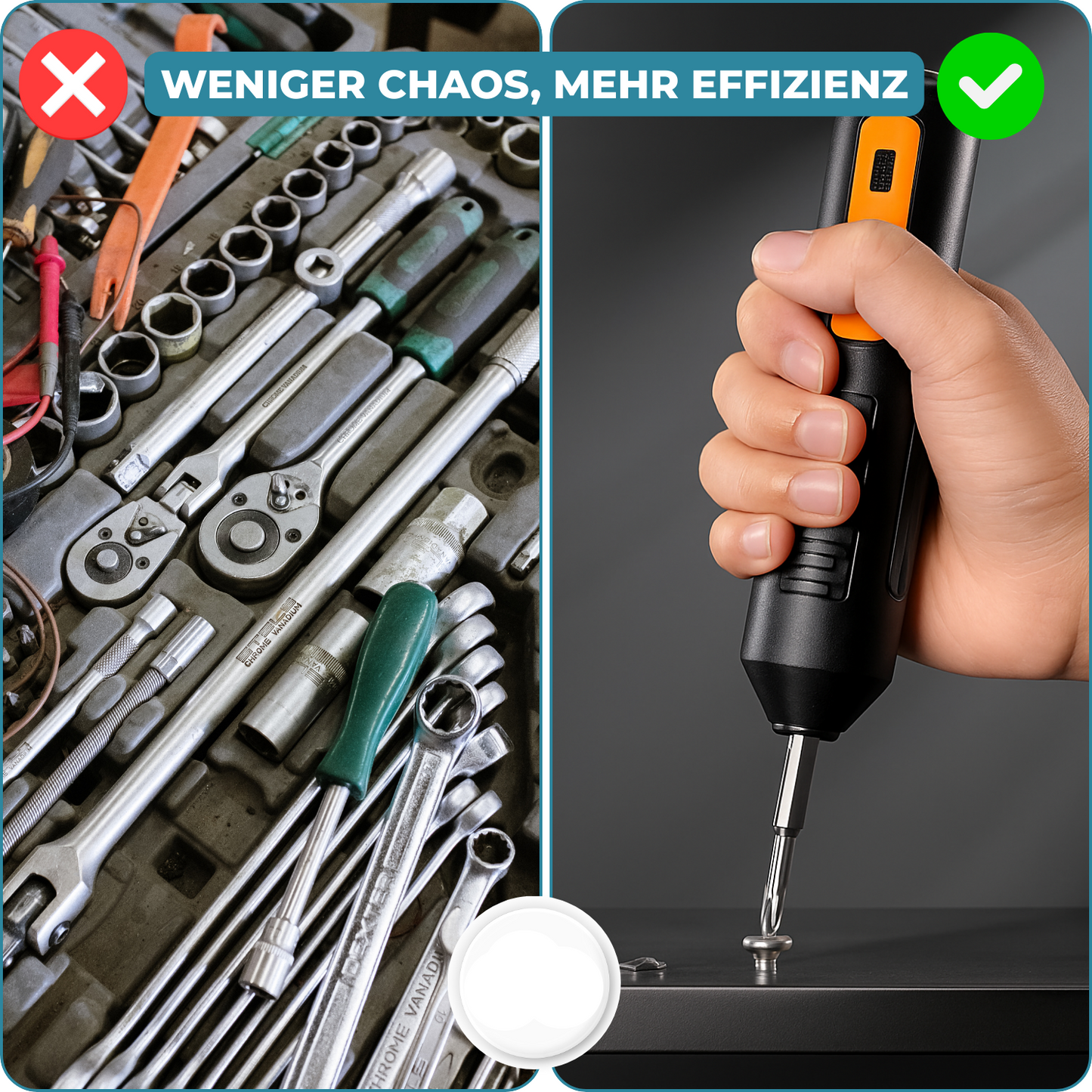 Carvallo – Skruvar med knapptryck, utan ansträngning