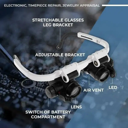 Carvallo - LED-luppglasögon