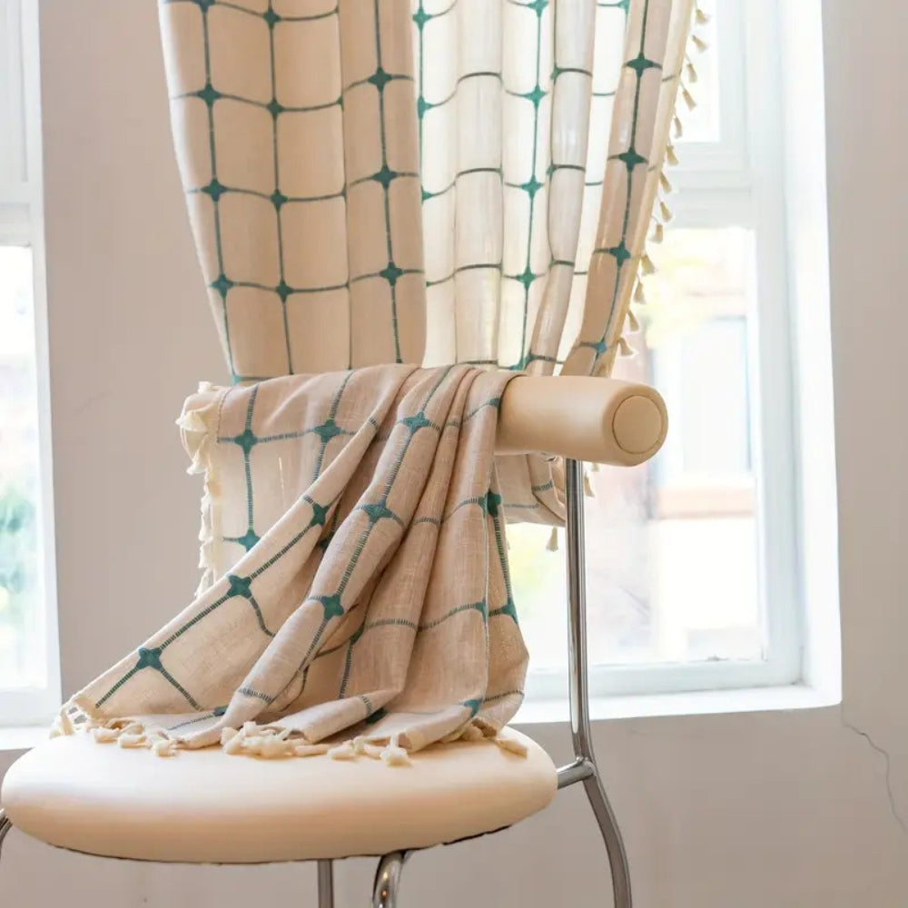 Turkos Galler Boho Fransgardin