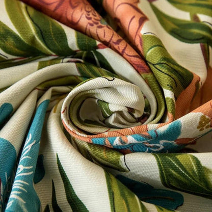 Monstera Leaves Bomullsduk