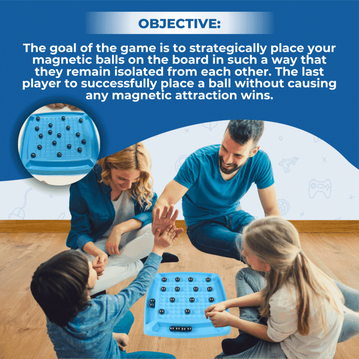 Carvallo - Magnetiskt schack familjespel