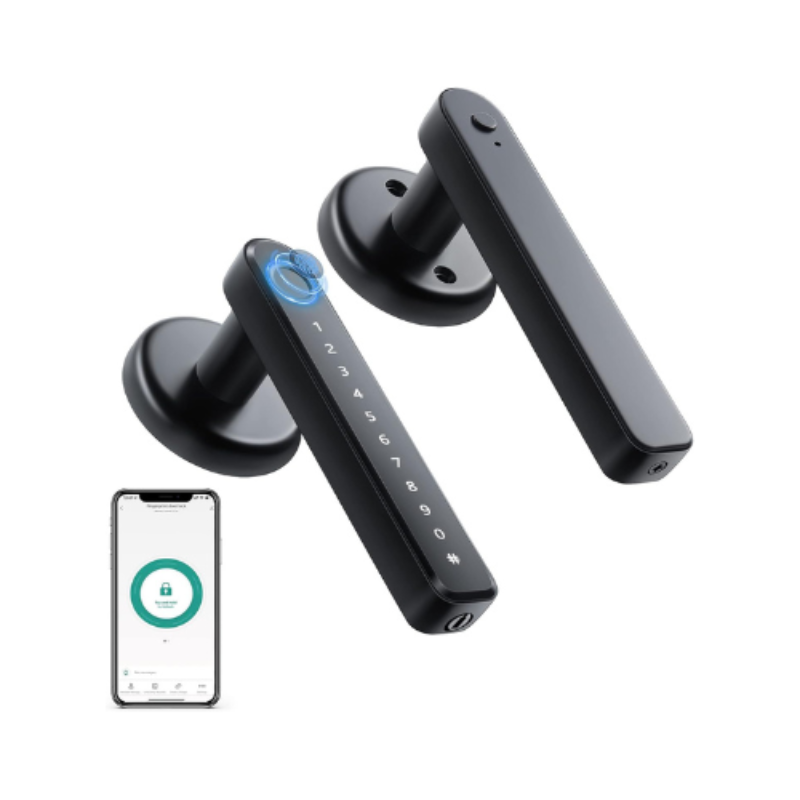 Smart Dörrknopp med Fingeravtryck - Säkerhet och Bekvämlighet i Ett