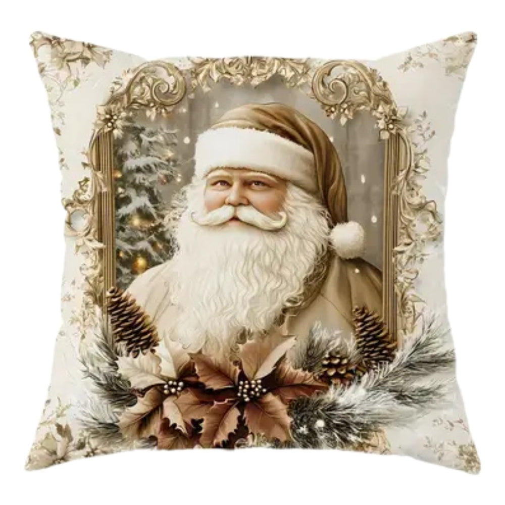 Kuddöverdrag Jul Sammet Vintage Stil