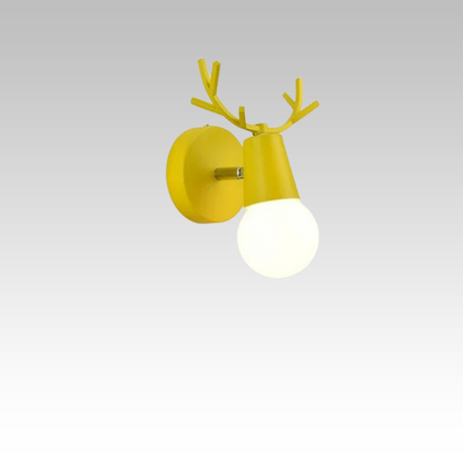 AntlerGlow - Modern Justerbar Barnrum Vägglampa