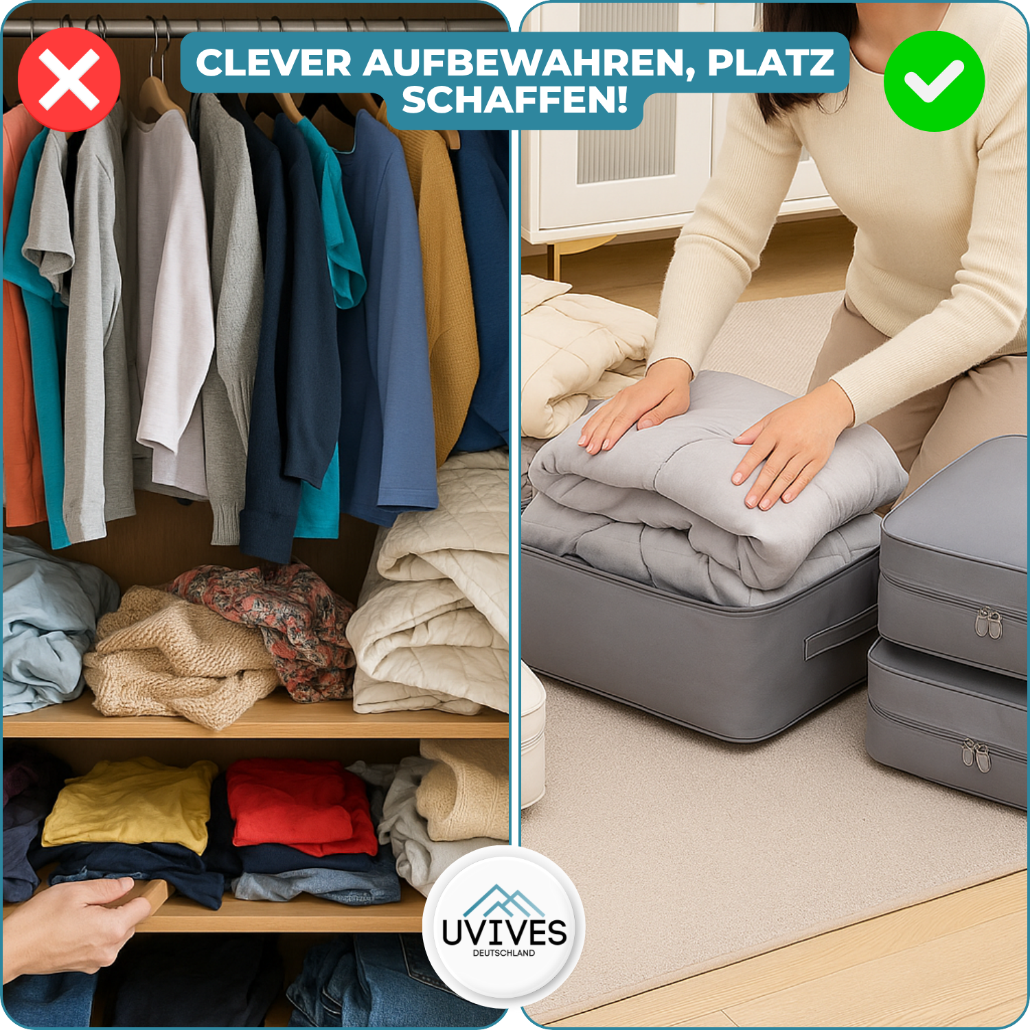 Carvallo - Mer förvaringsutrymme på sekunder, helt utan teknik!