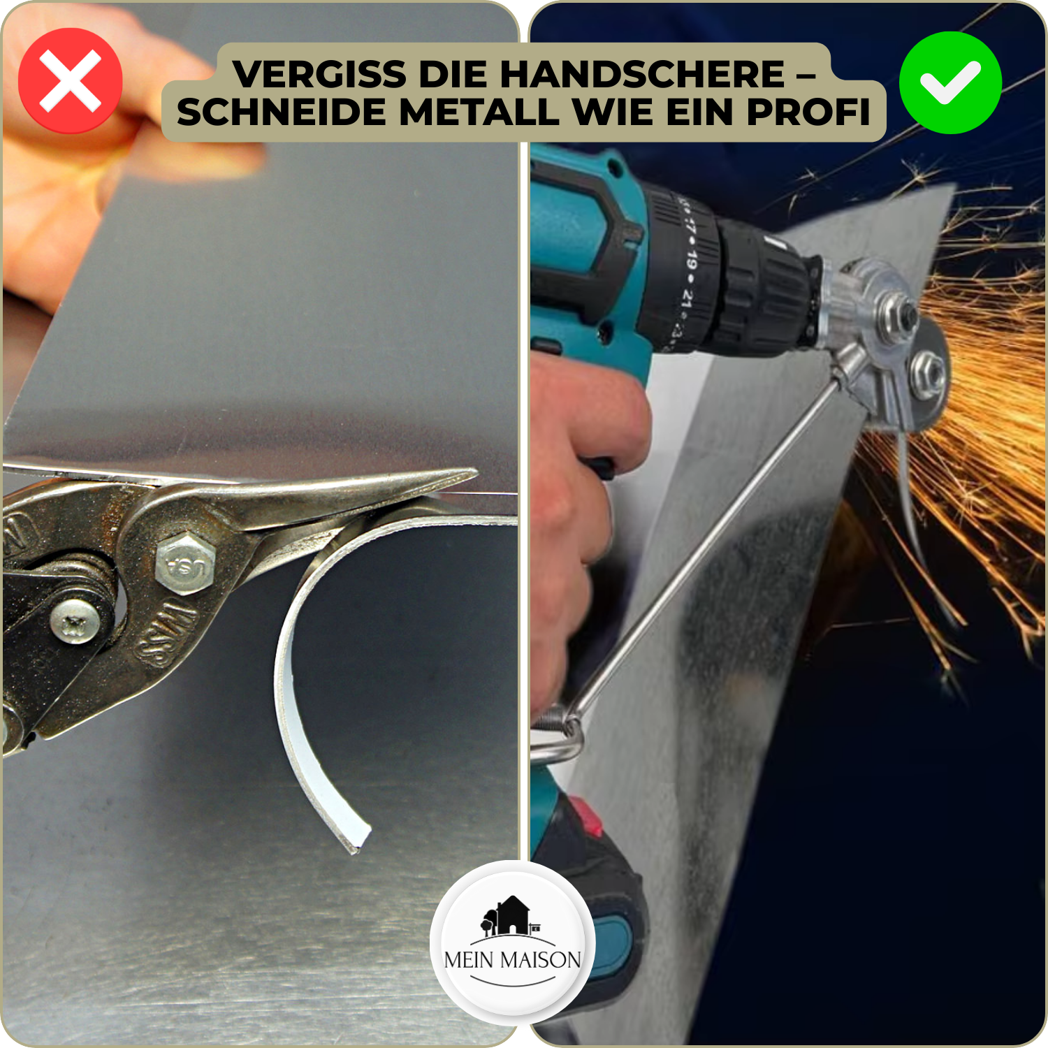 MetalCutPro™ – Snabb, ren klippning av plåt gjort enkelt