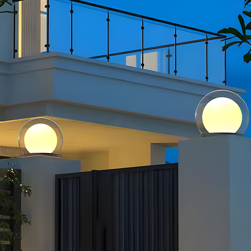 Utomhuspelarlykta med sleek minimalistisk design