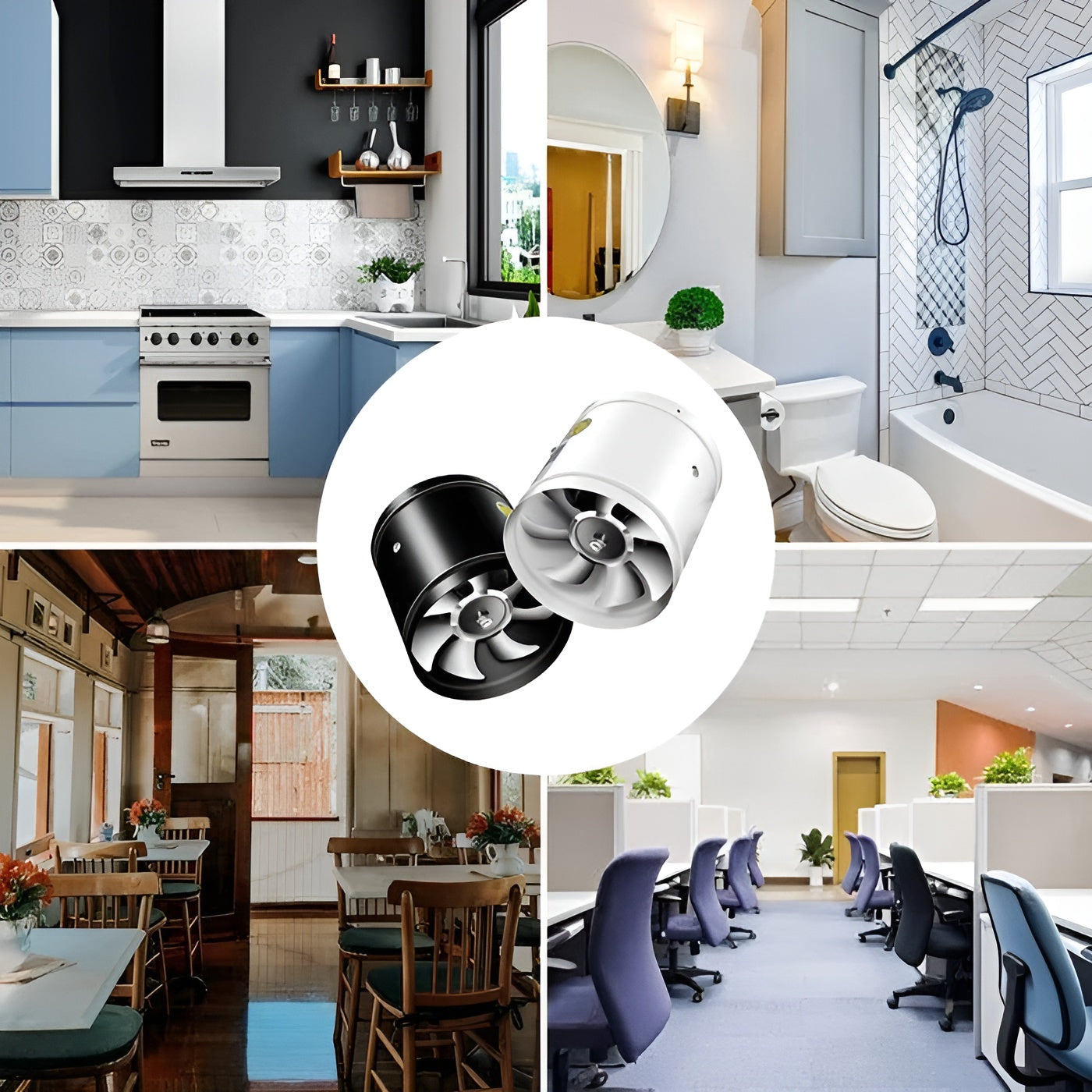 Leiser frånluftsfläkt – Kraftfull för luftrening i hemmet eller på kontoret