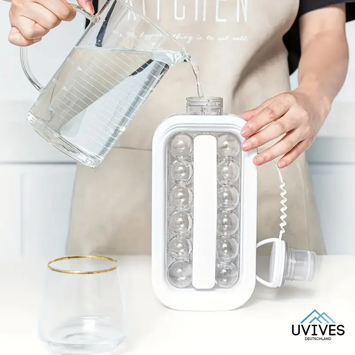 Carvallo – Den stiliga glasskule-maskinflaskan!