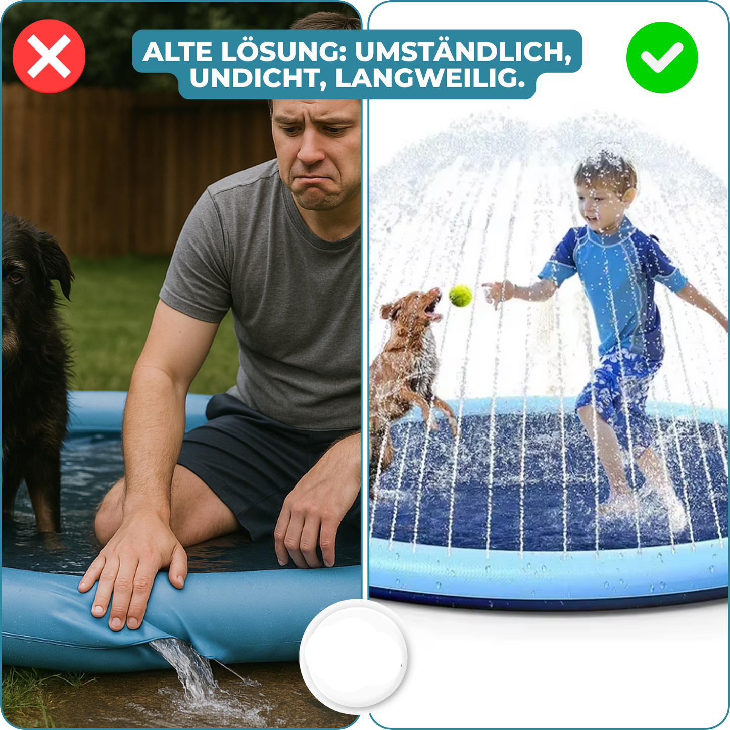 Carvallo – Somrig vattenkul för hundar och barn