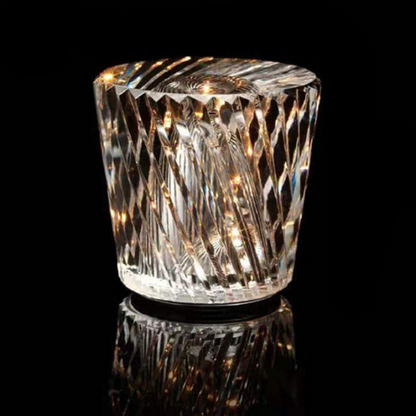 Lumex | Trådlös kristallbordslampa i modern design