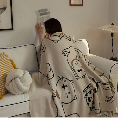 Purrsoft Bomull Napptäcke