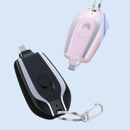 PowerLink – Kompakt nyckelringsladdare med snabb aktivering och inbyggd laddkontakt