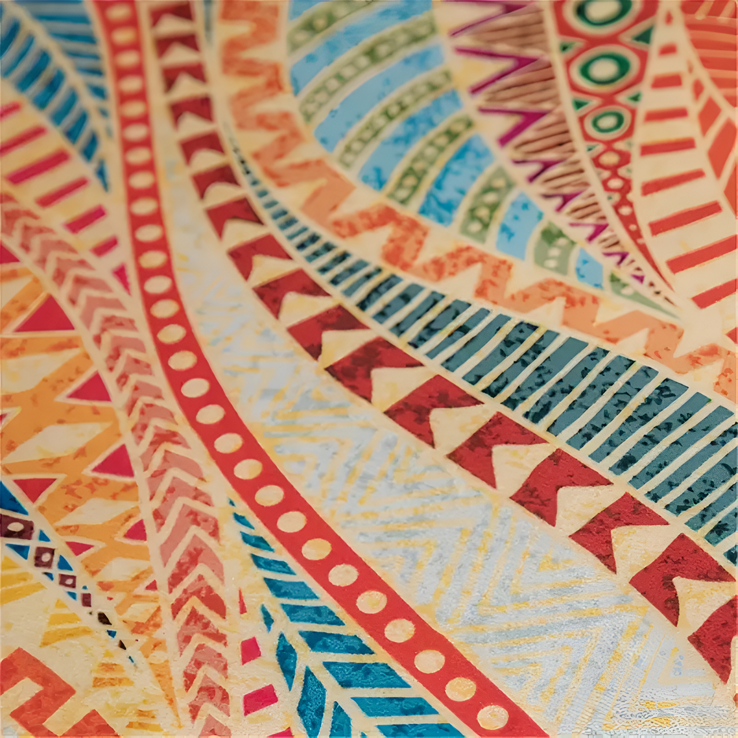 Vintage-inspirerad tuftad golvkudde