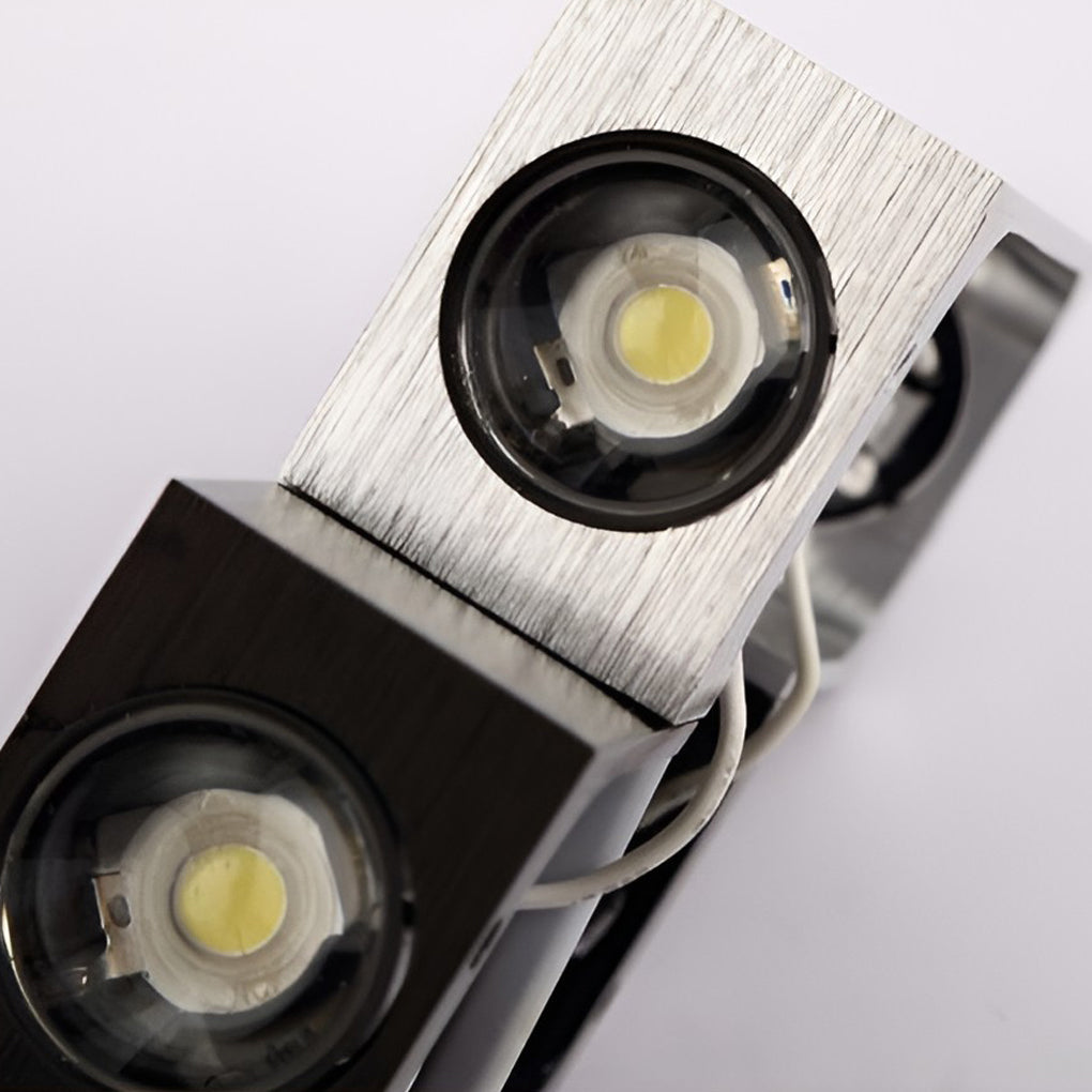 StralandeLjus - Rektangulära LED Vägglampor Uppe och Nere Modern Stil