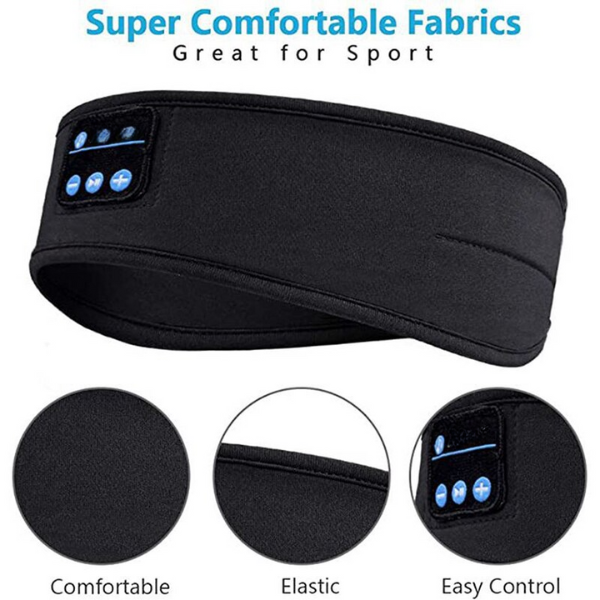 Sov Hörlurar | Trådlös Bluetooth Pannband för Sömna