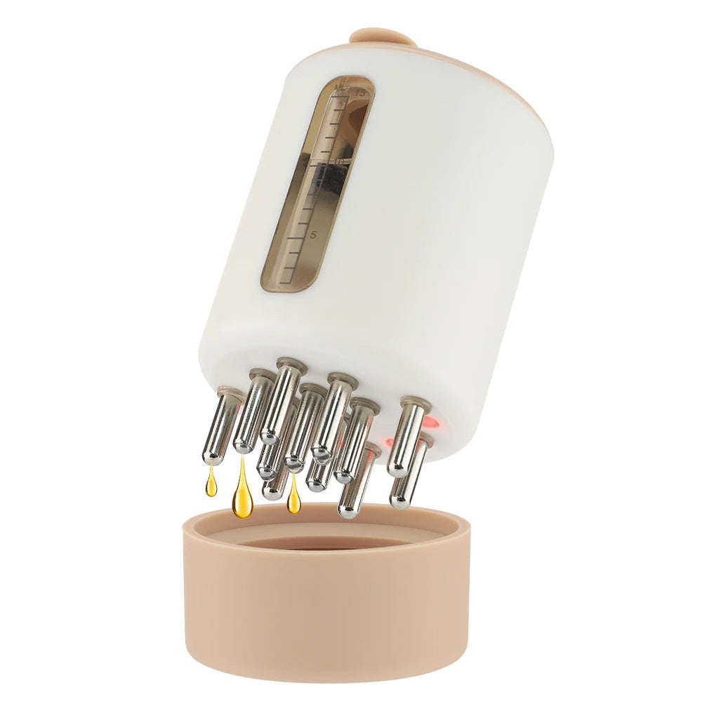 Huvudbottenmassager - Elektrisk hårväxt &amp; behandlingsolja appliceringsborste