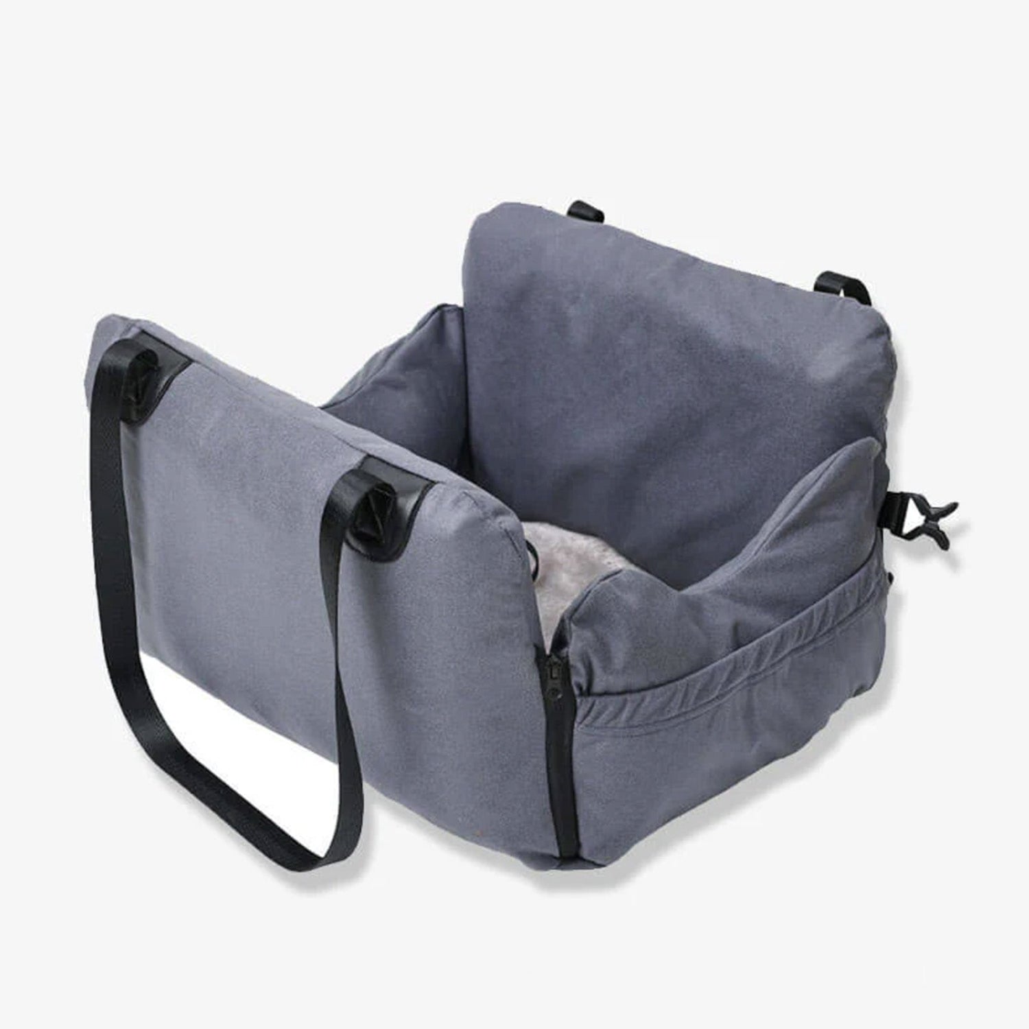 Multifunktionell Husdjursbilstol – 3-i-1 Bärväska, Soffa och Resesäng