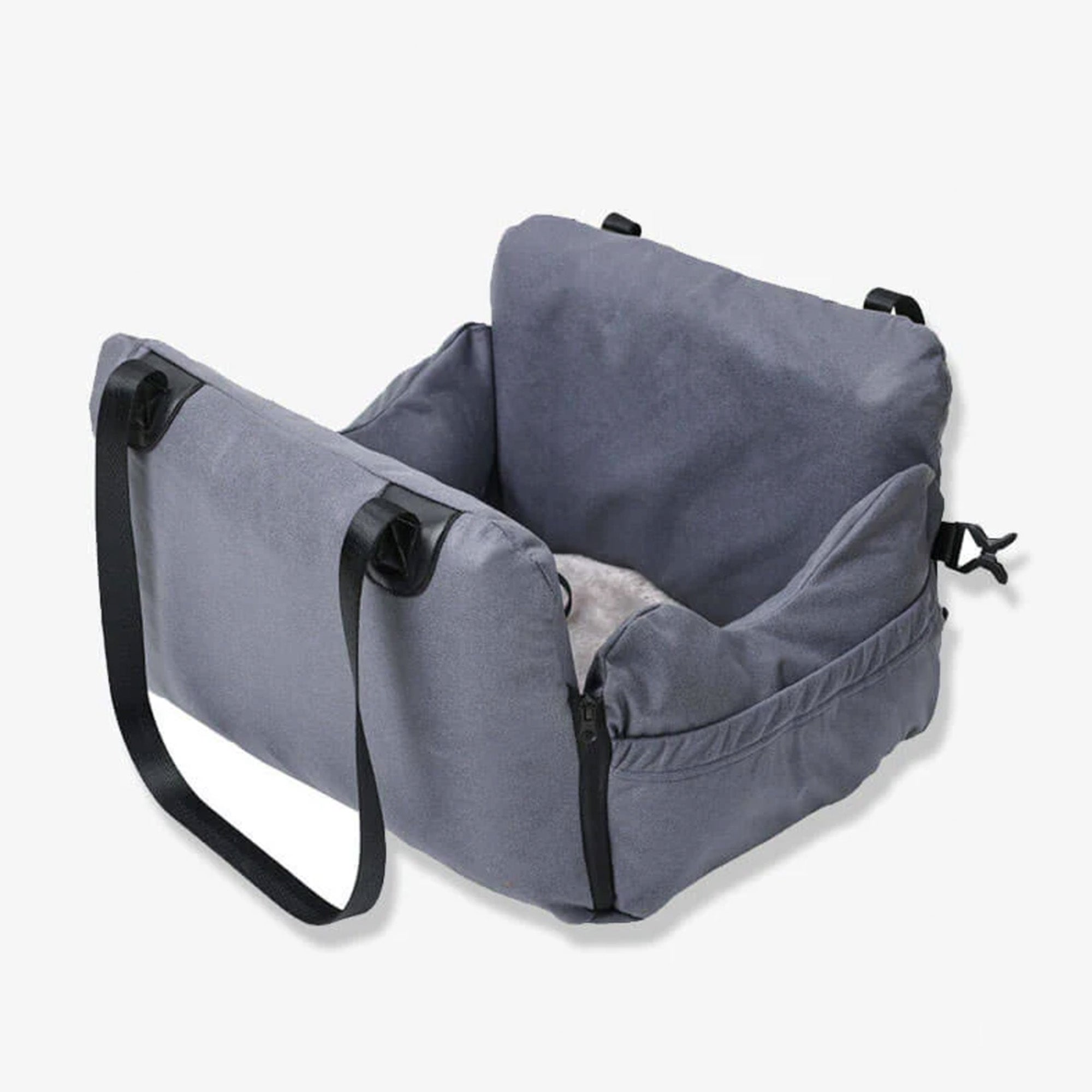 Multifunktionell Husdjursbilstol – 3-i-1 Bärväska, Soffa och Resesäng